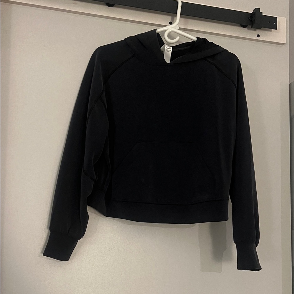 Lululemon Grey/black Hoodie Sweatshirt for Women